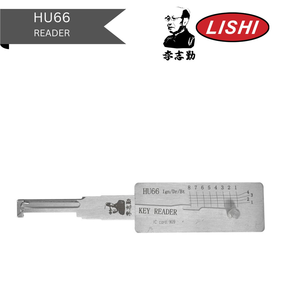 Original Lishi - Audi/VW HU66 - Reader & Decoder - AG - Royal Key Supply