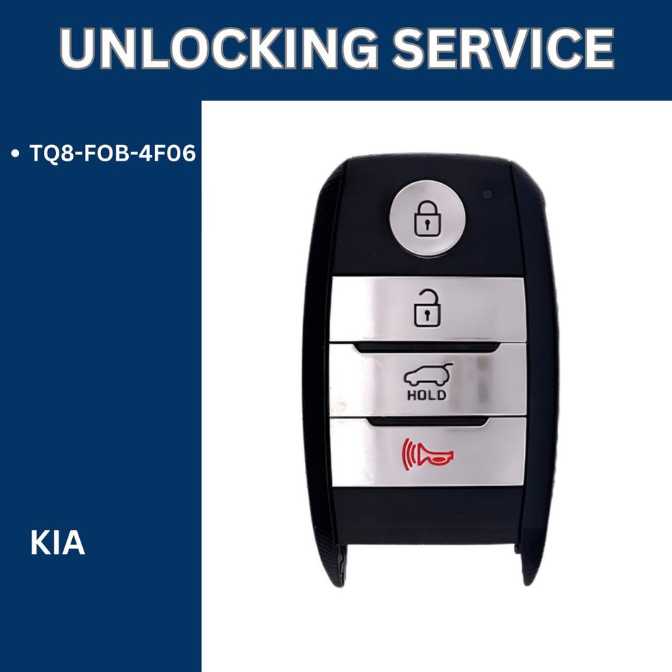 Smart Key Unlocking Service - For Kia - FCCID: TQ8-FOB-4F06 - Royal Key Supply