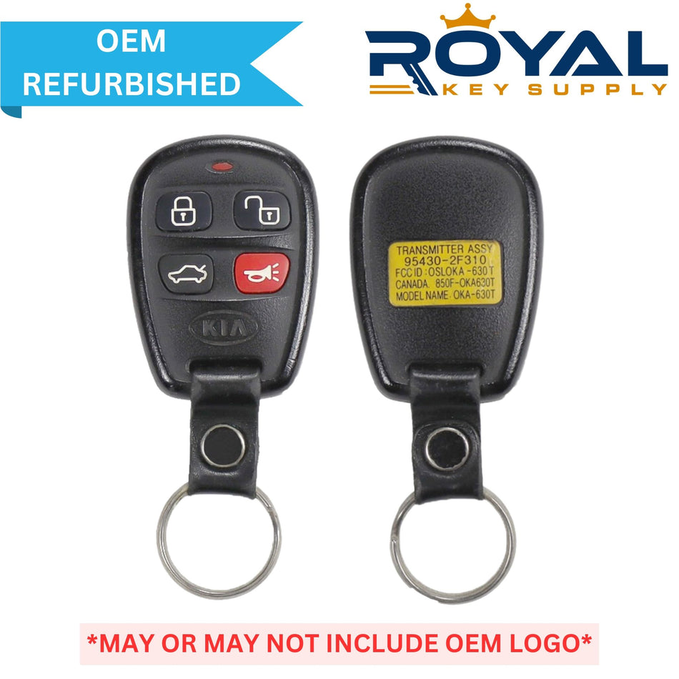 Kia Refurbished OEM 2004-2006 Spectra Keyless Entry Remote 4 Button FCCID: OSLOKA-630T PN: 95430-2F310