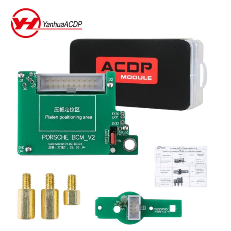 Yanhua - ACDP Porsche BCM Key Programming (Module 10) W/ Adapters&License