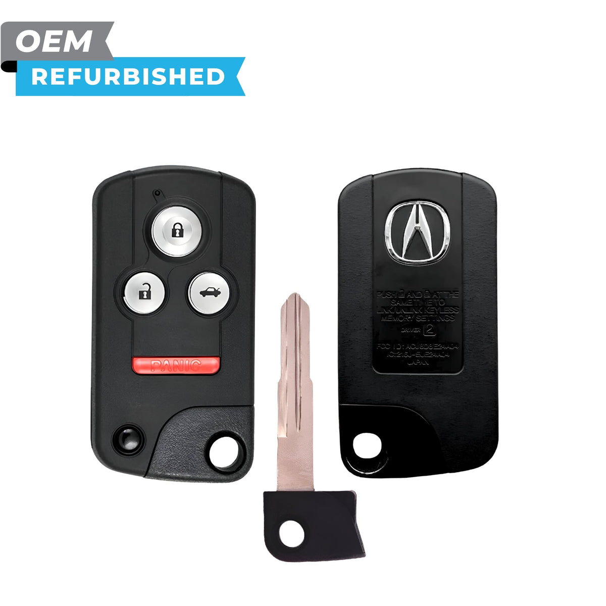 Acura Refurbished 2005-2013 RL Smart Key (Memory 2) 4B Trunk FCCID: ACJ8D8E24A04 PN 72147-SJA-A11 - Royal Key Supply
