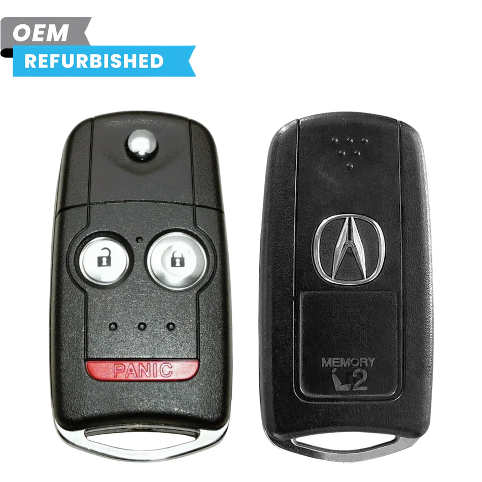 Acura Refurbished 2007-2013 MDX, RDX Remote Flip Key (Memory 2) 3B FCCID: N5F0602A1A PN# 35111-STX-327 - Royal Key Supply