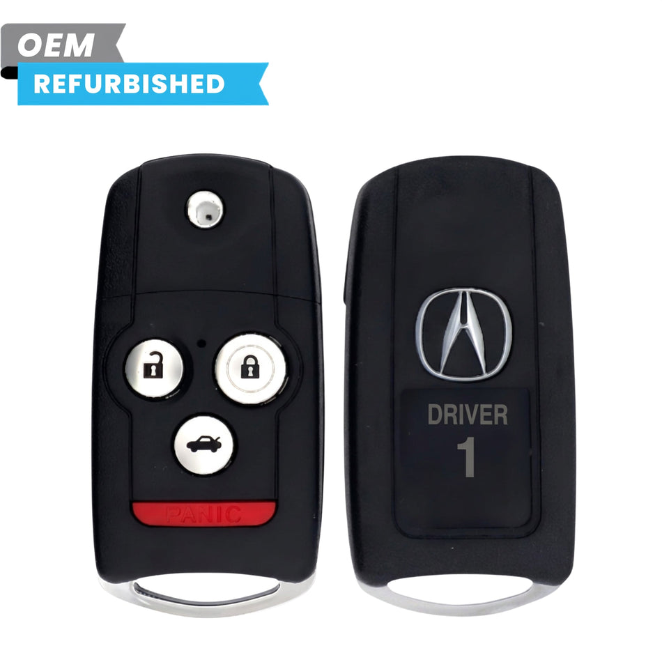 Acura Refurbished 2009-2014 TL Remote Flip Key (Driver 1) 4B Trunk FCCID: MLBHLIK-1T PN# 35119-TK4-305 - Royal Key Supply
