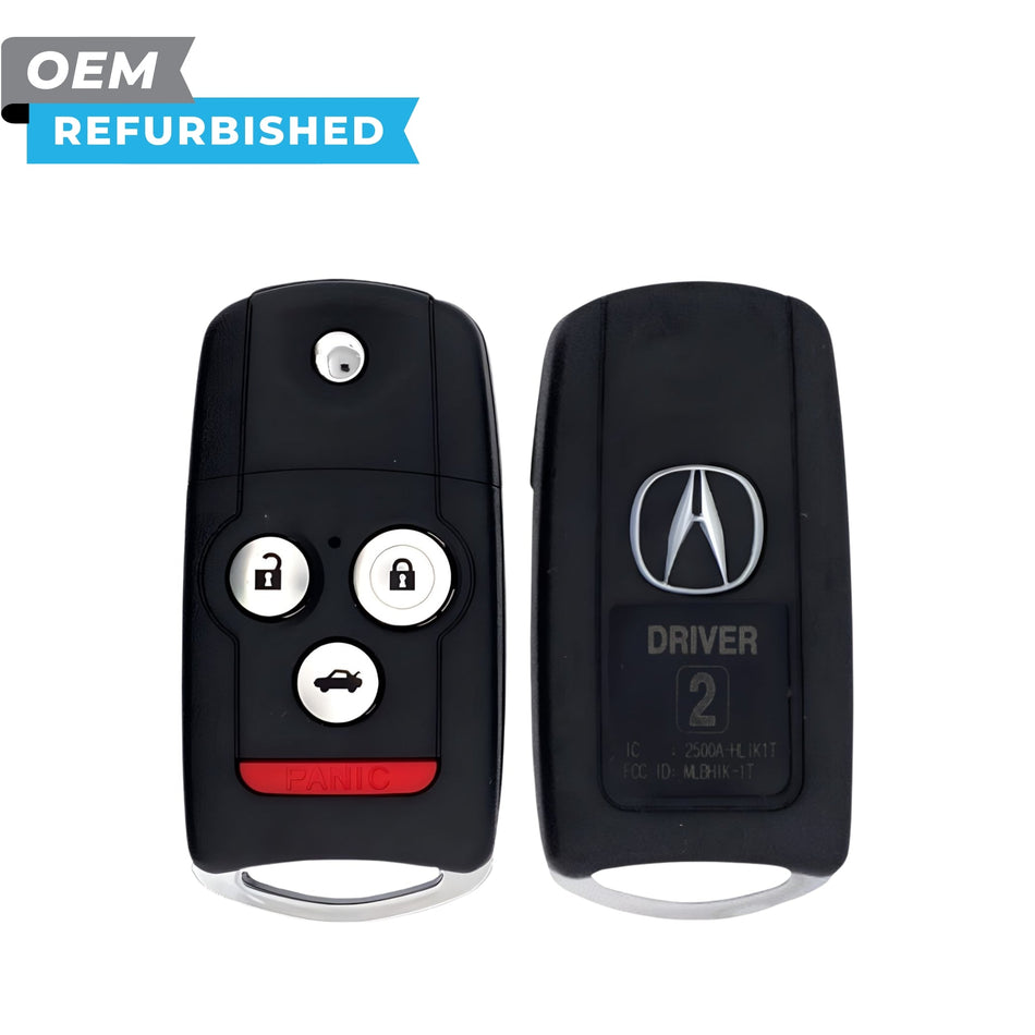 Acura Refurbished 2009-2014 TSX Remote Flip Key 4B Trunk (Driver 2) FCCID: MLBHLIK-1T PN 35113-TL0-A10 - Royal Key Supply