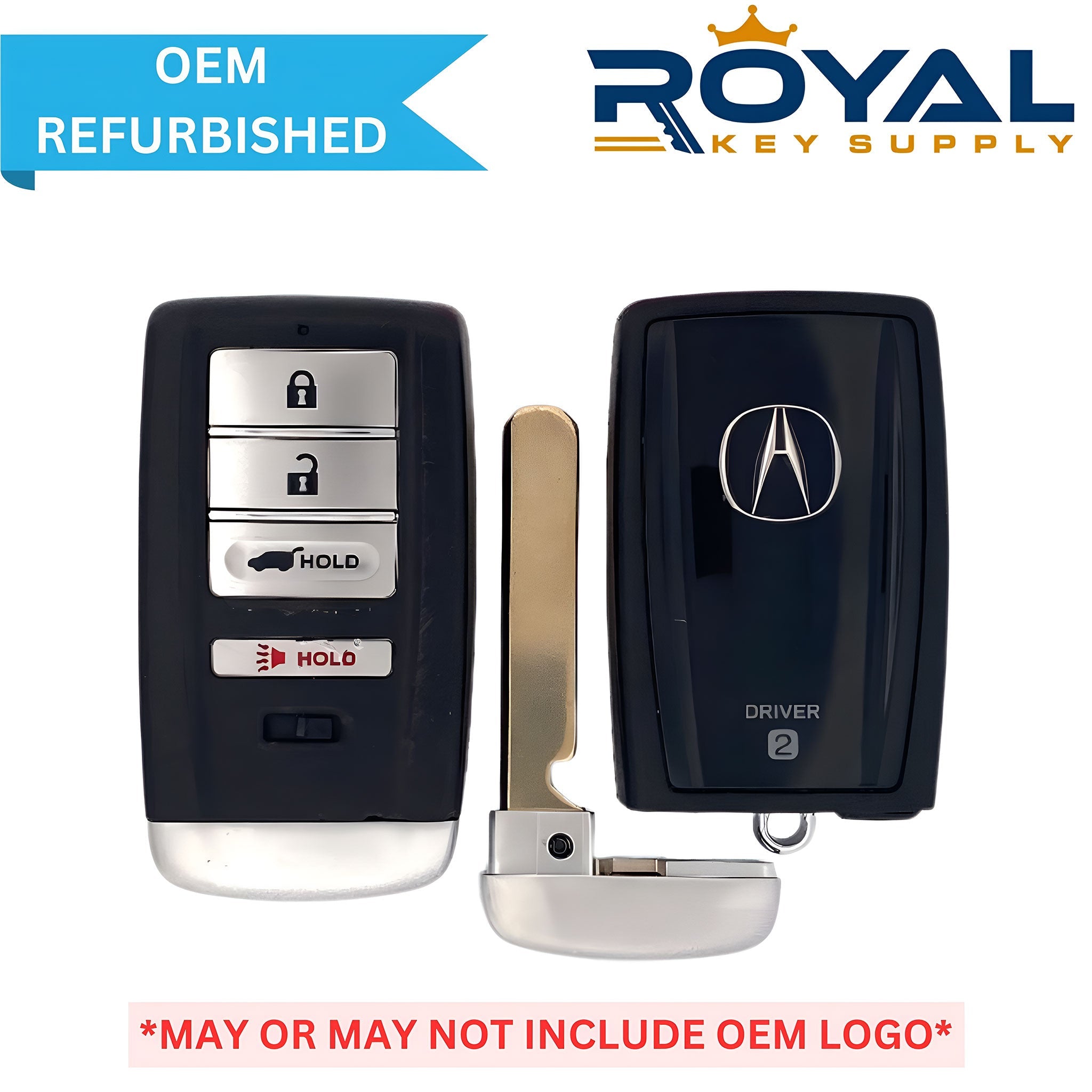 Acura Refurbished 2019 - 2020 RDX Smart Key (Memory 2) 4B Hatch FCCID: KR5T21 PN# 72147 - TJB - A11 - Royal Key Supply