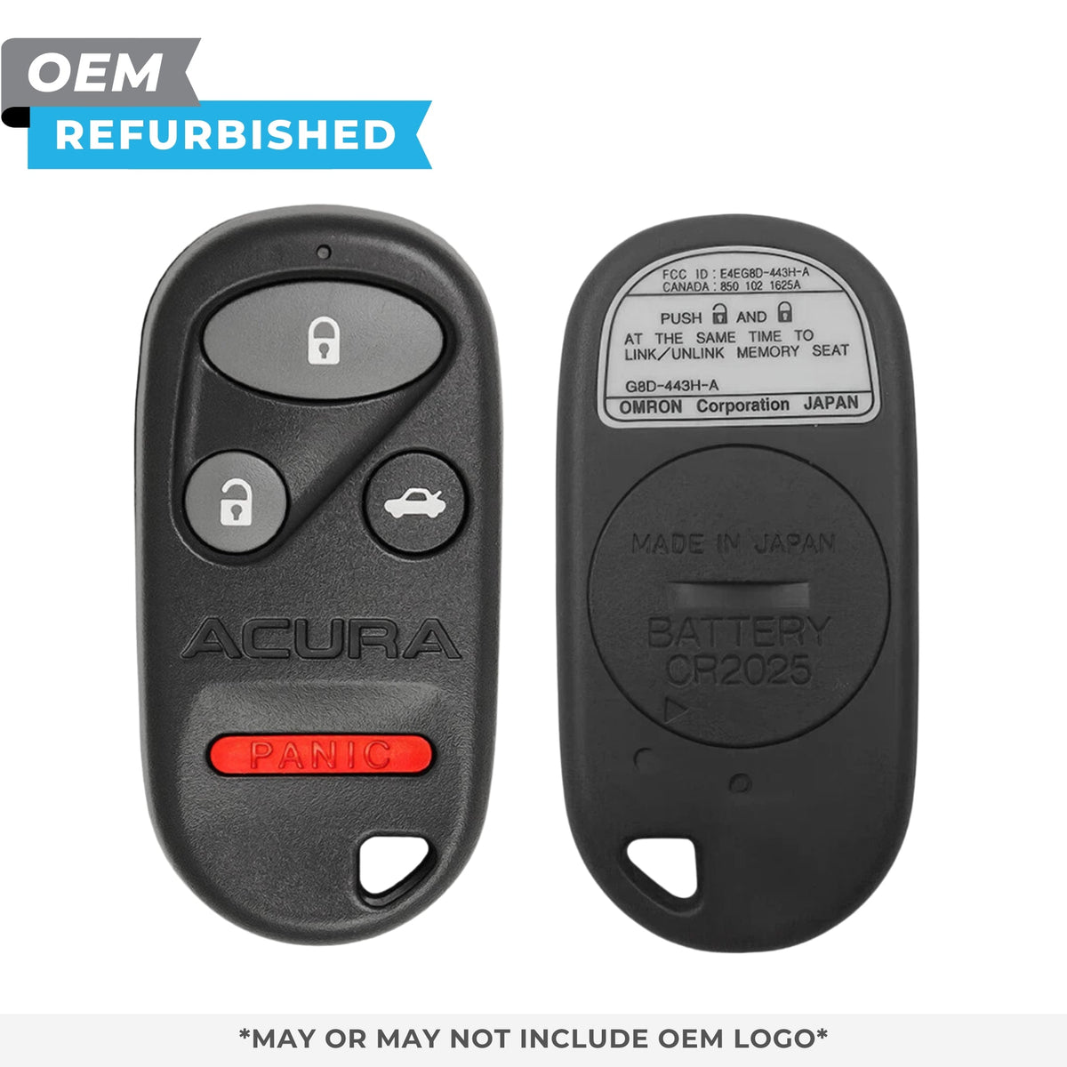 Acura Refurbished OEM 1996 - 2001 RL Keyless Entry Remote 4 Button FCCID: CWT72147KA PN 72147 - SZ3 - A02 - Royal Key Supply