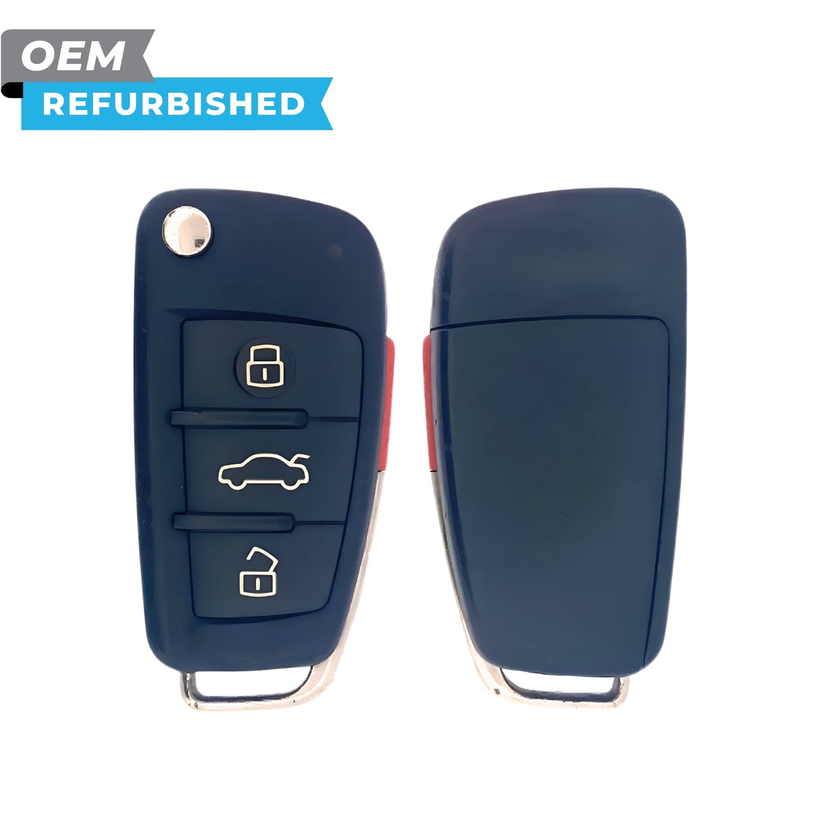 Audi Refurbished 2008-2015 A3, A4, A5, A6, Q3, Q5 Remote Flip Key 4B Trunk FCCID: IYZ 3314 PN 4F0837220AG - Royal Key Supply