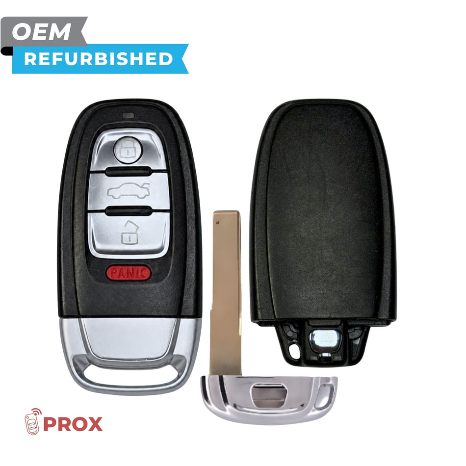 Audi Refurbished 2008-2016 A4/S4, A5/S5, A6/S6, A7/S7, A8/S8 Smart Key (w/ Comfort Access) 4B Trunk FCCID: IYZFBSB802 PN 8T0959754G - Royal Key Supply