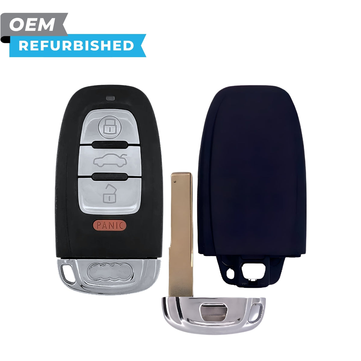 Audi Refurbished (No Logo) 2008-2012 A4, A5, S4, S5 Smart Key (w/o Comfort Access) 4B Trunk FCCID: IYZFBSB802 PN 8T0959754A - Royal Key Supply