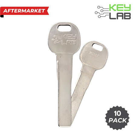Audi/Volkswagen Aftermarket 1996 - 2014 A5/A5/A6, Passat, Jetta Metal Test Key HU66 (Pack of 10) - Royal Key Supply