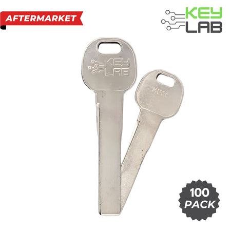 Audi/Volkswagen Aftermarket 1996 - 2014 A5/A5/A6, Passat, Jetta Metal Test Key HU66 (Pack of 100) - Royal Key Supply