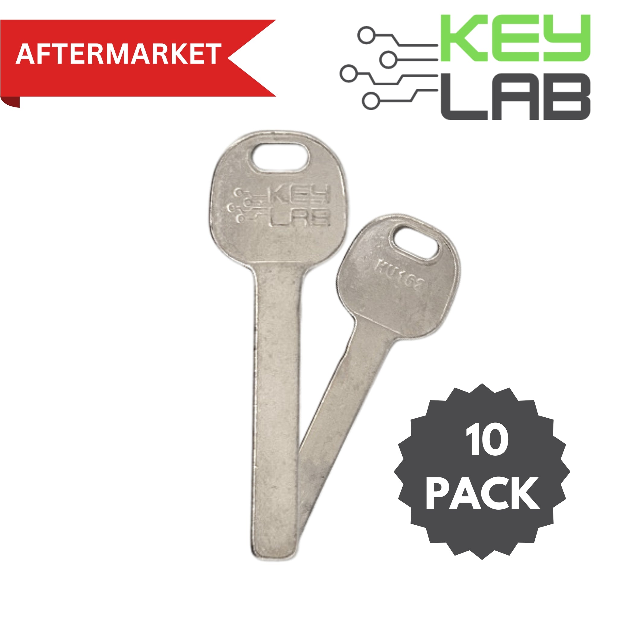 Audi/Volkswagen Aftermarket 2015 - 2021 Jetta Metal Test Key HU162 - T (Pack of 10) - Royal Key Supply