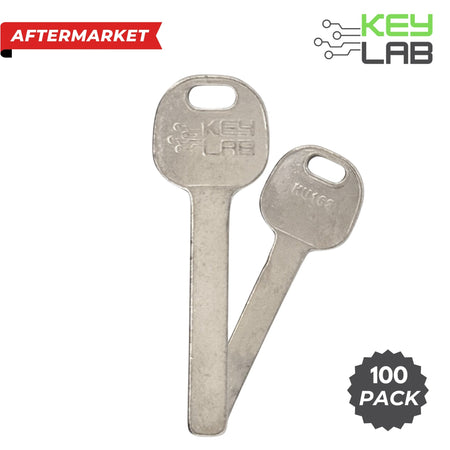 Audi/Volkswagen Aftermarket 2015 - 2021 Jetta Metal Test Key HU162 - T (Pack of 100) - Royal Key Supply