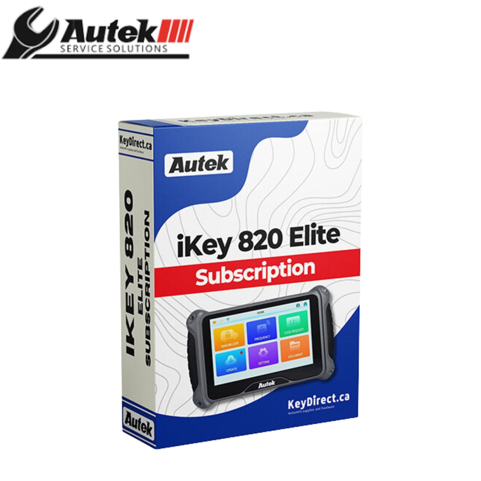 Autek - IKEY820 Elite - 1 Year Update & Support - Royal Key Supply