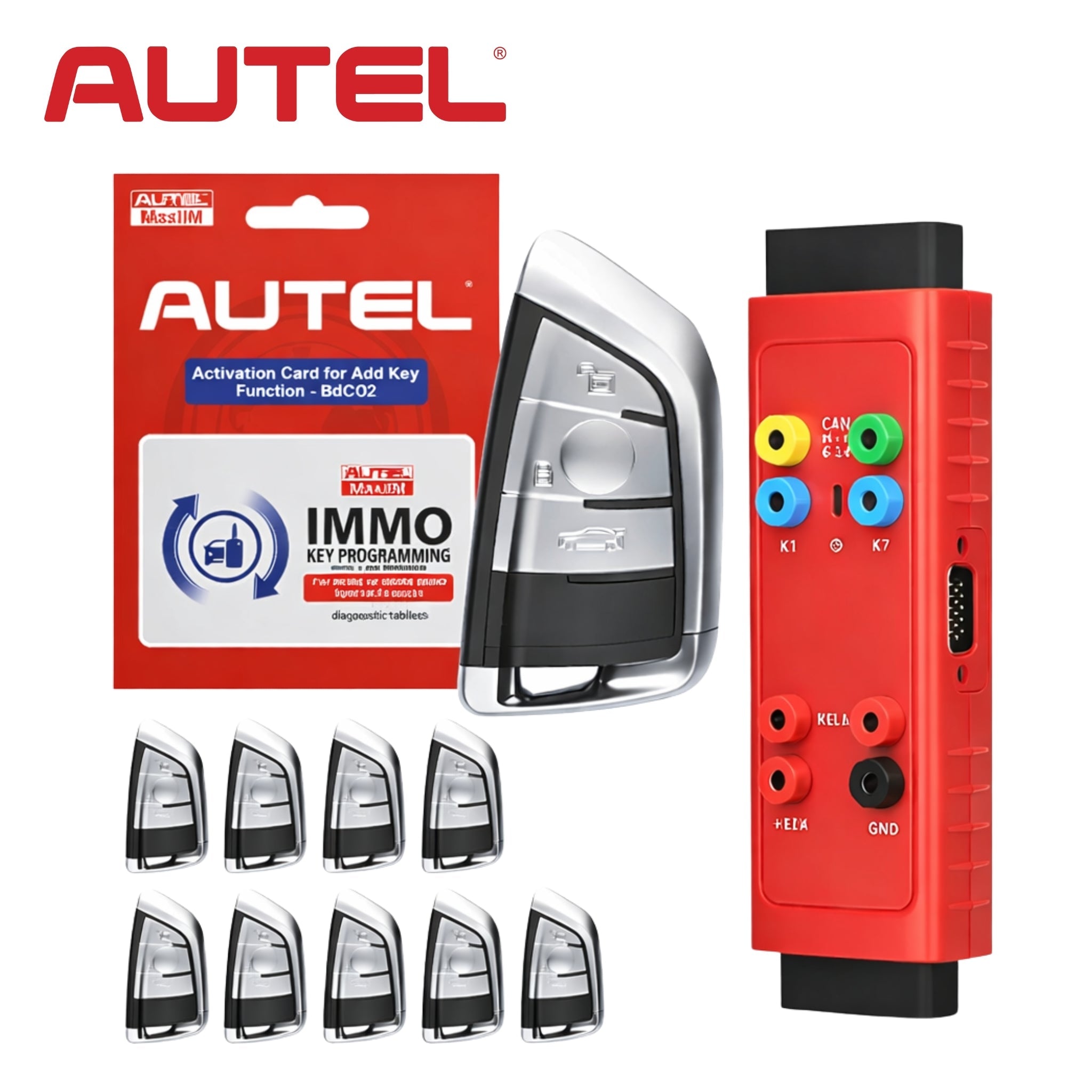 Autel - IKEYBRAZ3GB - G - BOX3 - BMW G - Chassis Software Card Bundle (3 - Button) - Royal Key Supply