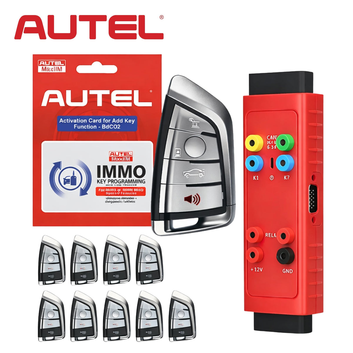 Autel - IKEYBRAZ4GB - G - BOX3 - BMW G - Chassis Software Card Bundle (4 - Button) - Royal Key Supply
