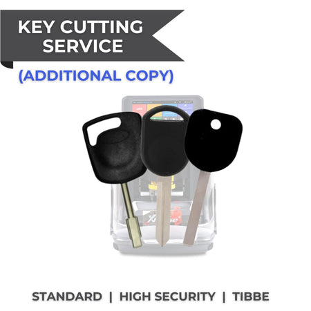 Automotive Key Cutting Service - (Standard/High Security/Tibbe) - Royal Key Supply