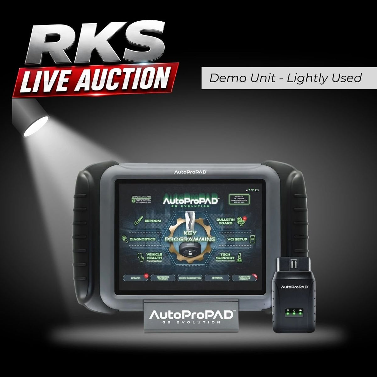 AutoProPAD G3 Evolution Key Programmer (RKS Live Auction) - Royal Key Supply