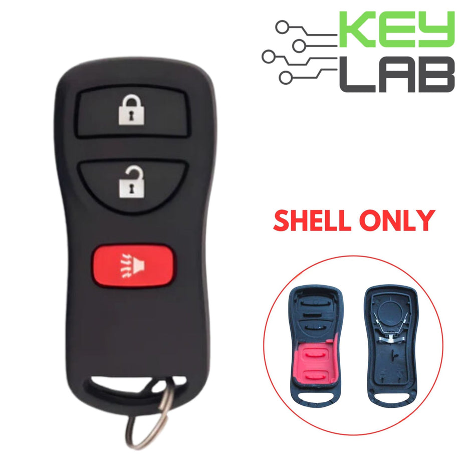 Nissan 2002-2017 Remote Fob Key SHELL for CWTWB1U821/CWTWB1U415/CWTWB1U733