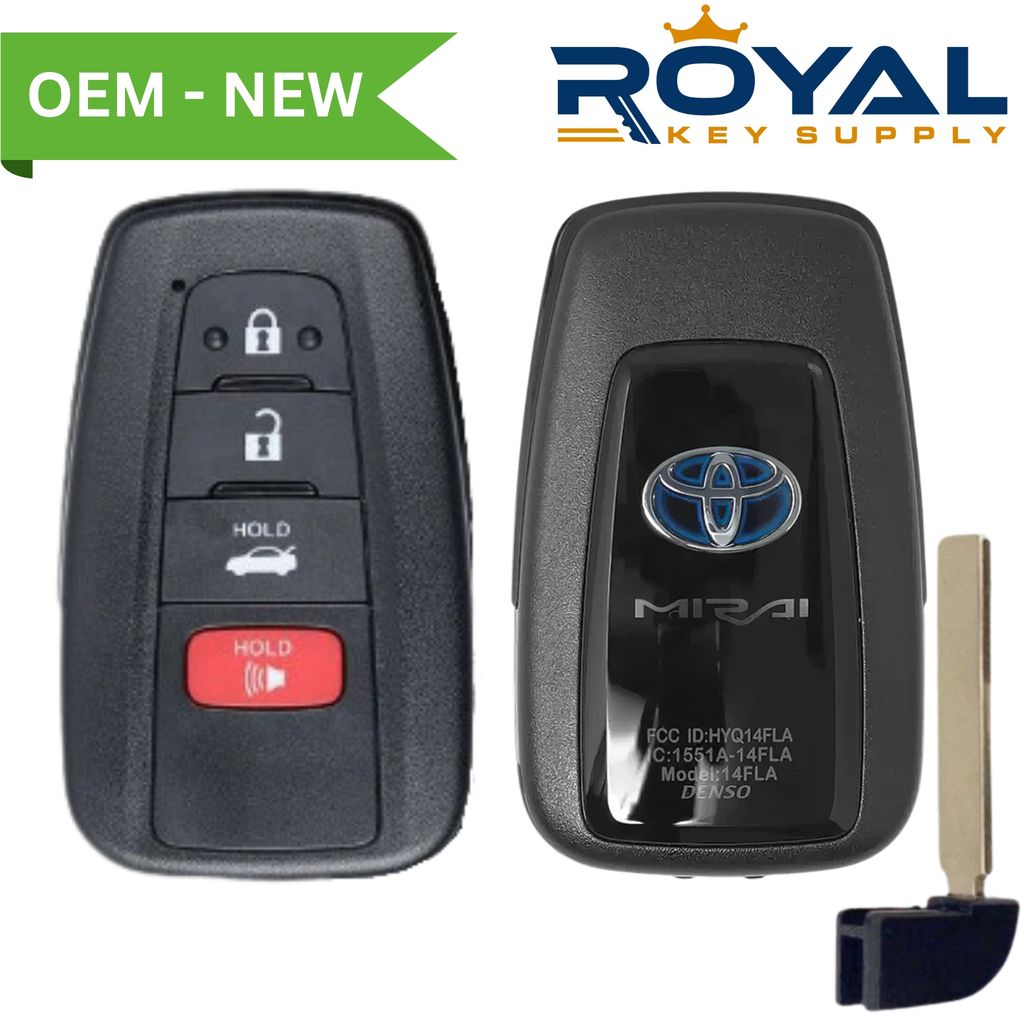 Toyota New OEM 2021-2023 Mirai, Smart Key 4B Trunk FCCID: HYQ14FLA PN# 8990H-62030 - Royal Key Supply