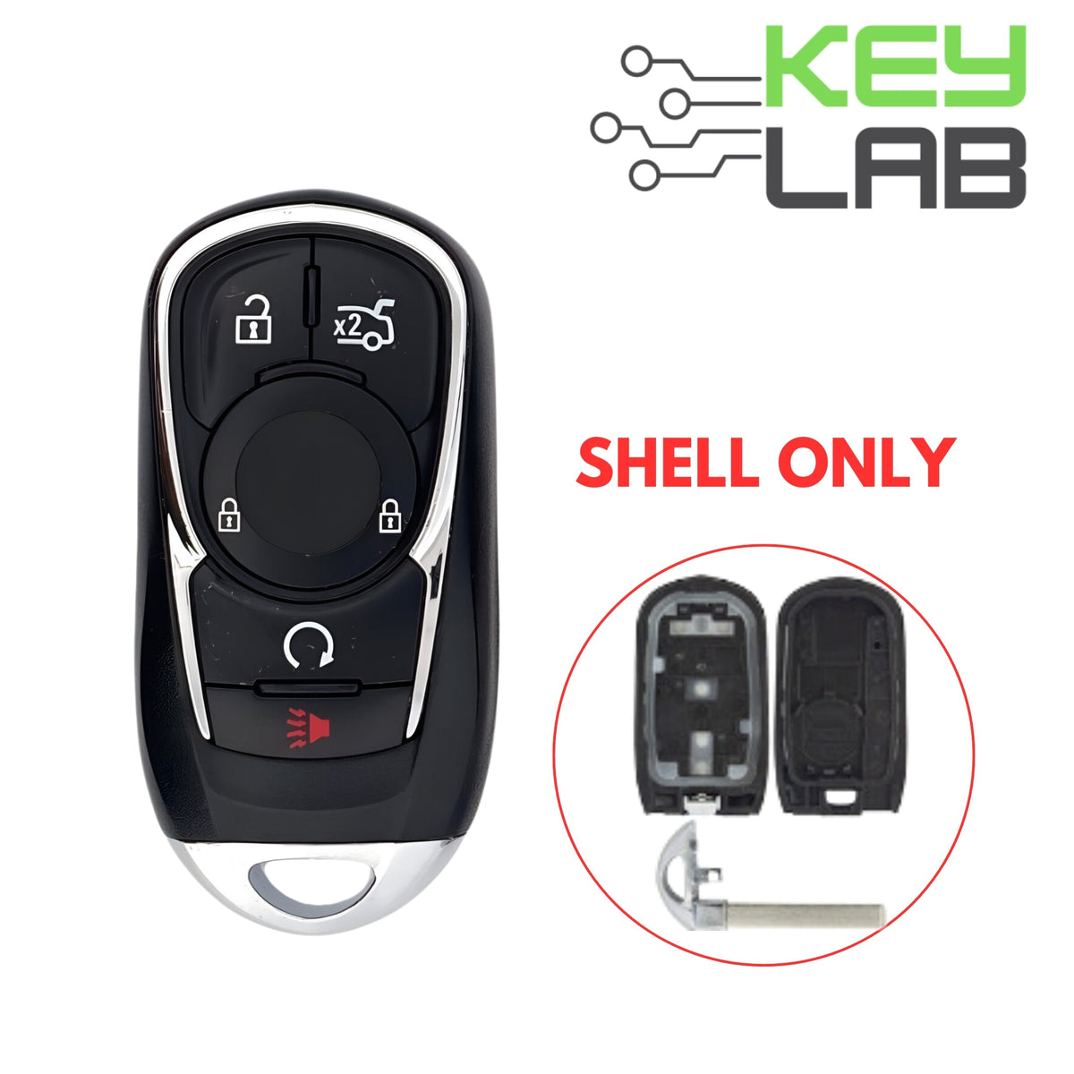 Buick 2017 - 2019 Smart Key SHELL for HYQ4EA - Royal Key Supply