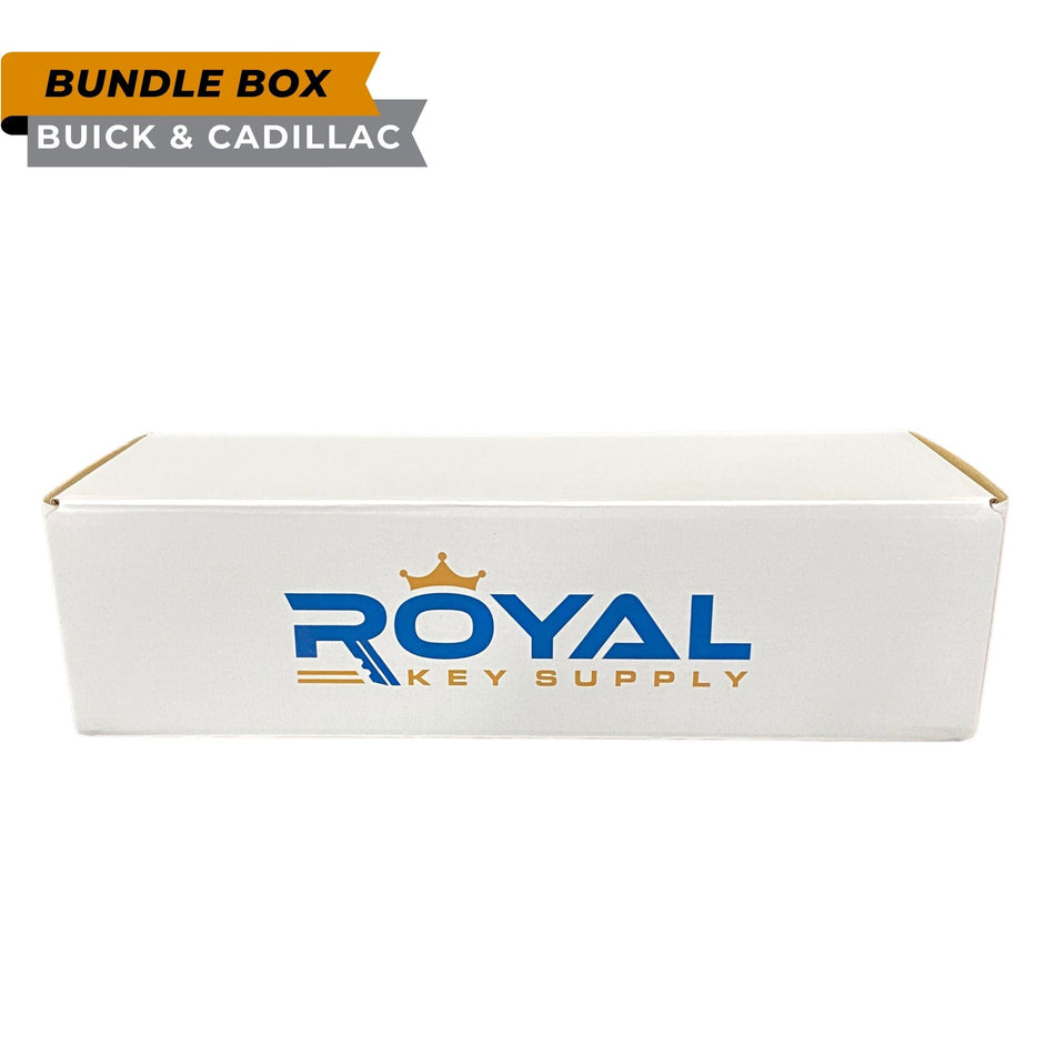 Buick / Cadillac Bundle Box - Inventory Kit (Includes 18 Keys) - Royal Key Supply