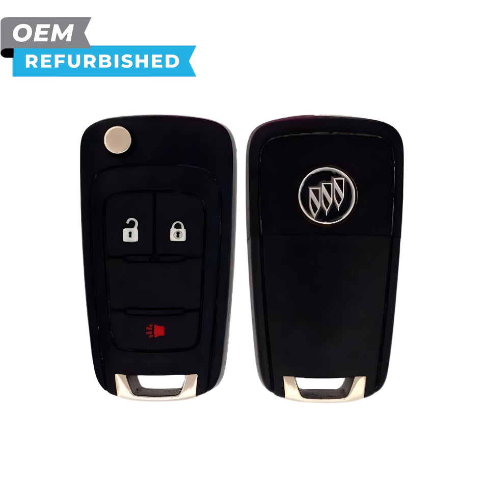 Buick Refurbished 2014-2018 Encore Remote Flip Key 3B FCCID: AVL-B01TAC PN 13565812 - Royal Key Supply
