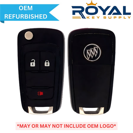 Buick Refurbished 2014 - 2018 Encore Remote Flip Key 3B FCCID: AVL - B01TAC PN# 13565812 - Royal Key Supply