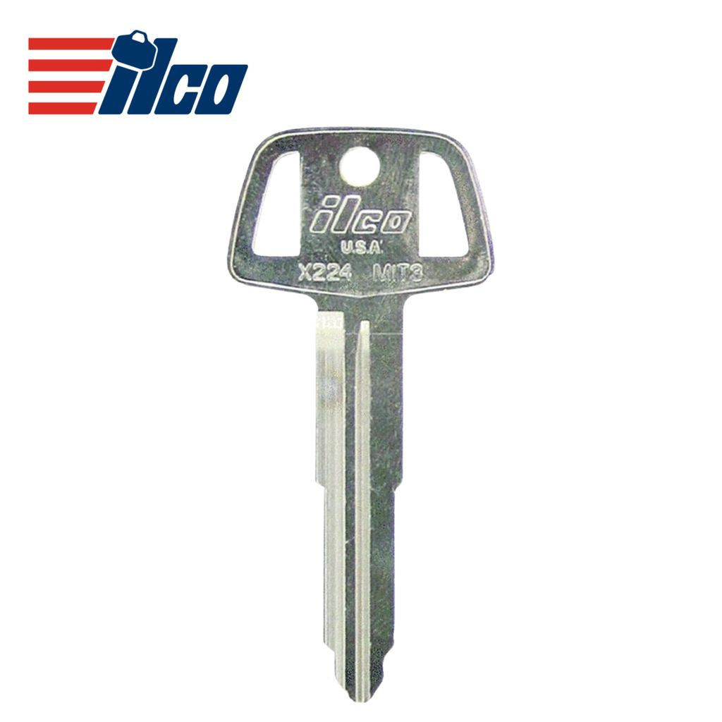 Mitsubishi - ILCO 1993-2019 Metal Test Key MIT3/X224 - Royal Key Supply