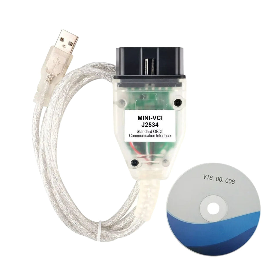 Mini VCI - OBD2 Cable for (Toyota/Lexus) Compatible With Tango Programmer & SLK Emulator