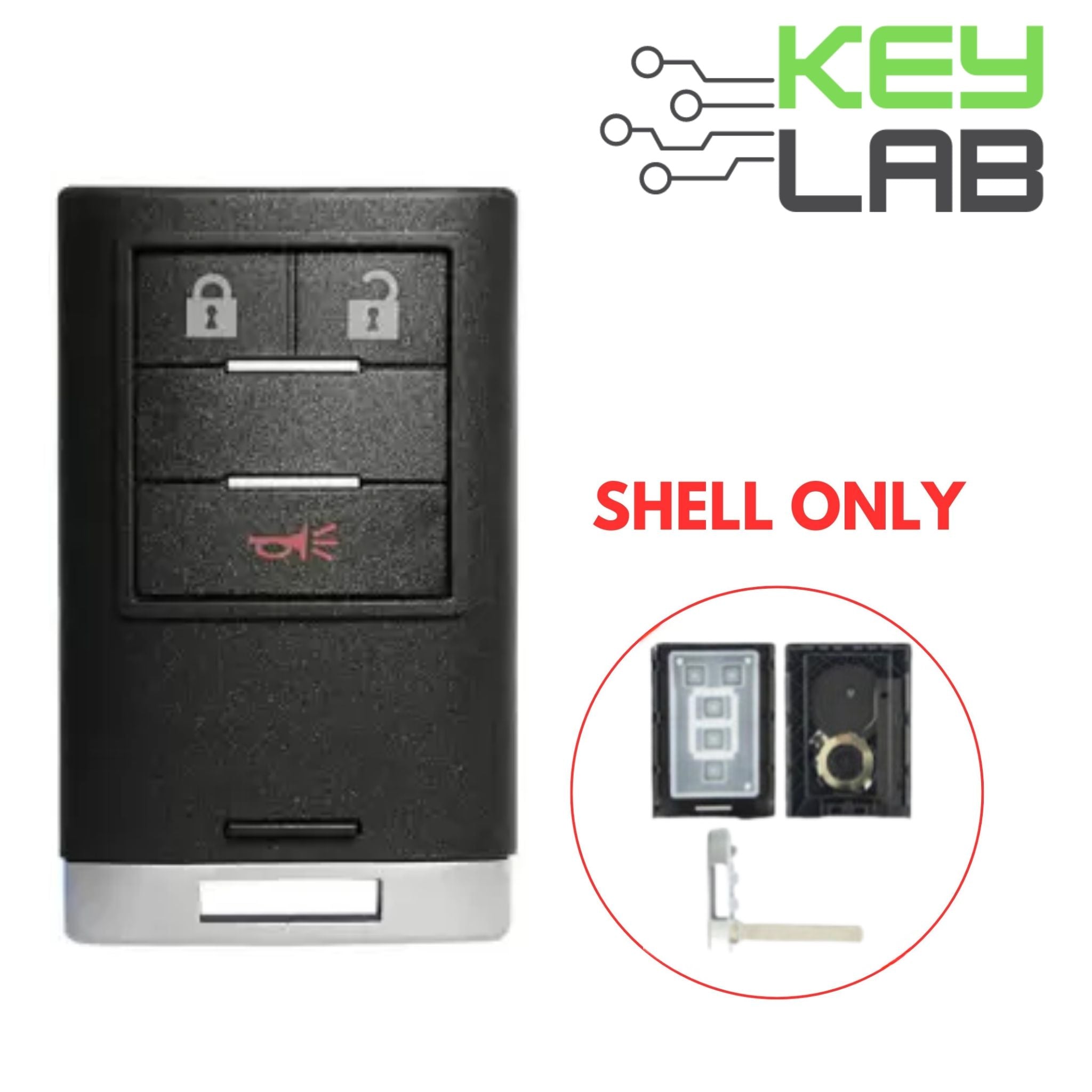 Cadillac 2008 - 2015 Smart Key SHELL for M3N5WY7777A - Royal Key Supply