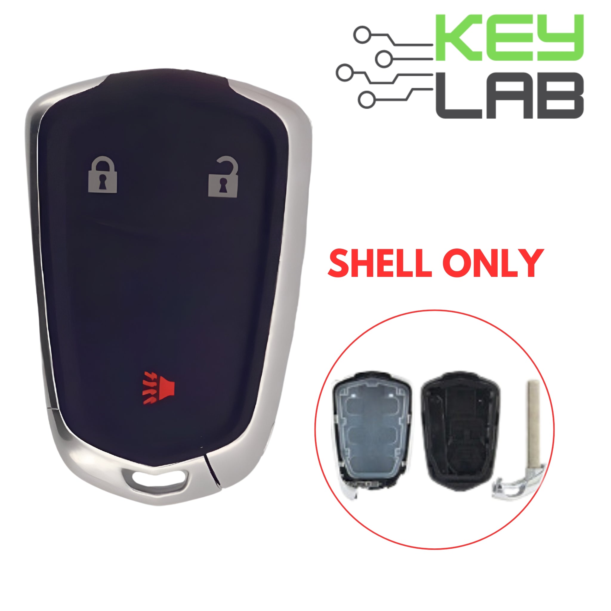 Cadillac 2014 - 2019 Smart Key SHELL for HYQ2EB - Royal Key Supply