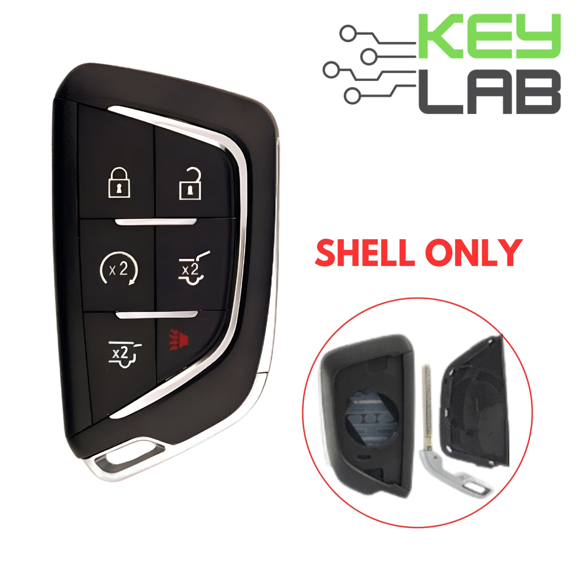 Cadillac 2021 - 2023 Smart Key SHELL for YG0G20TB1 - Royal Key Supply