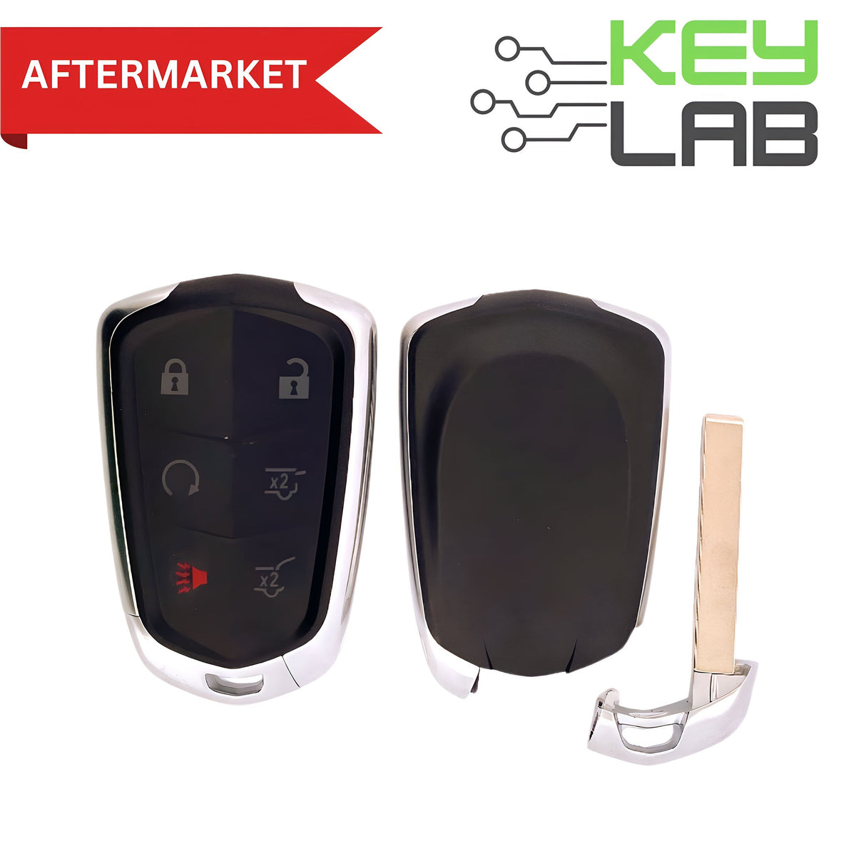 Cadillac Aftermarket 2015 - 2020 Escalade Smart Key 6B Remote Start/Hatch/Glass FCCID: HYQ2AB PN# 13580812 - Royal Key Supply