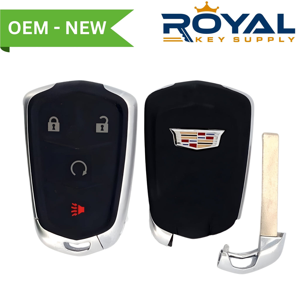 Cadillac New OEM 2019 - 2021 XT4 Smart Key 4B Remote Start FCCID: HYQ2EB PN# 13591382 - Royal Key Supply