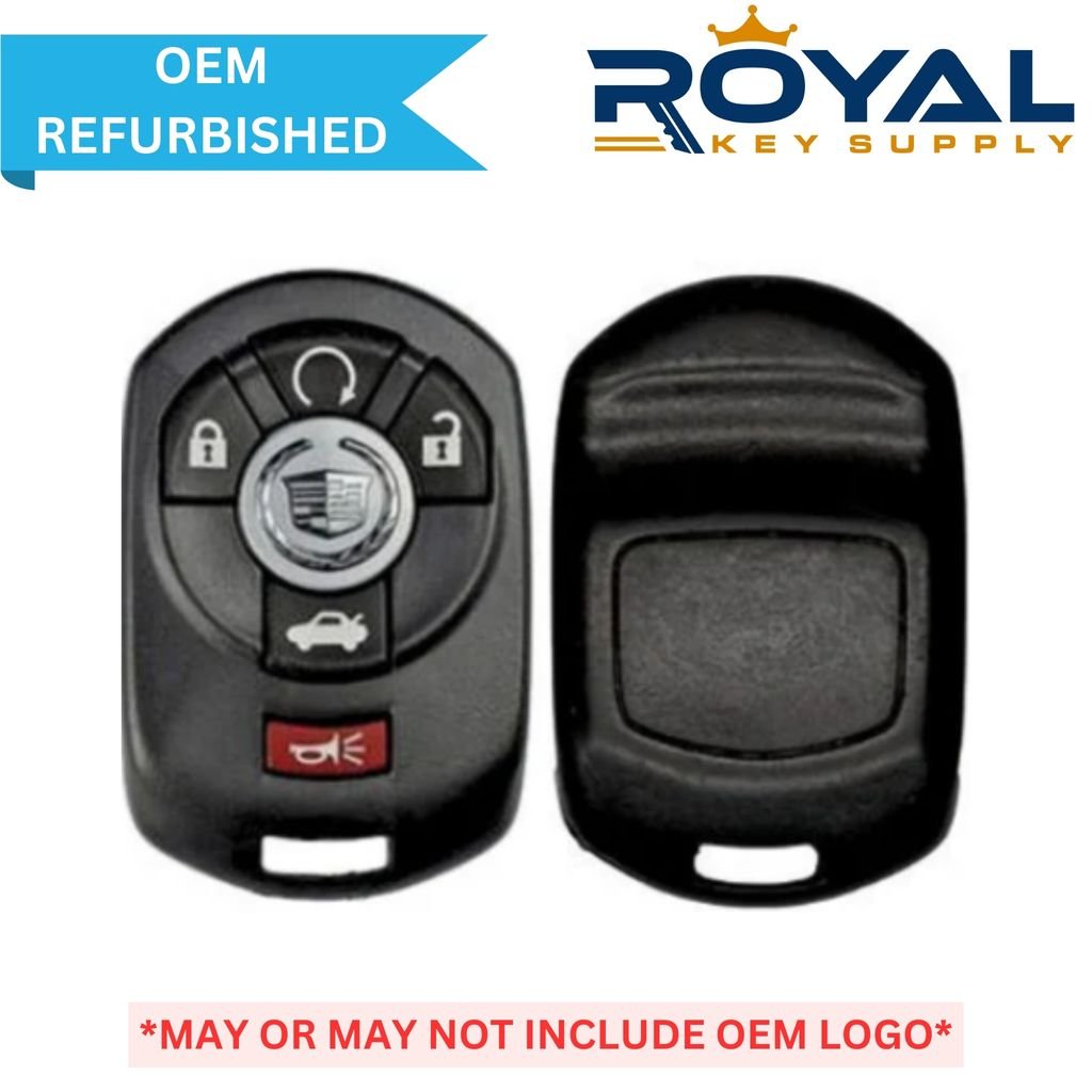 Cadillac Refurbished 2005 - 2007 STS Keyless Entry Remote 5B Trunk/Remote Start FCCID: M3N65981403 PN# 15212383, 15212382 (No Memory) - Royal Key Supply