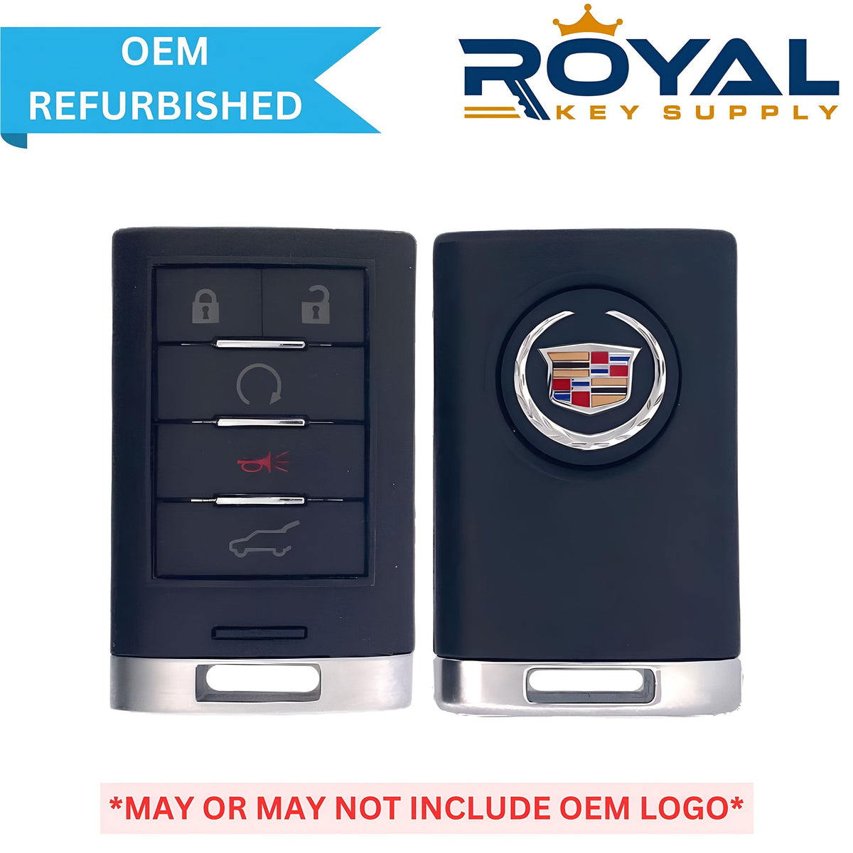 Cadillac Refurbished 2007 - 2013 SRX, CTS Keyless Entry Remote 5B Hatch/Remote Start FCCID: OUC6000066 PN# 20998281, 5923883 - Royal Key Supply