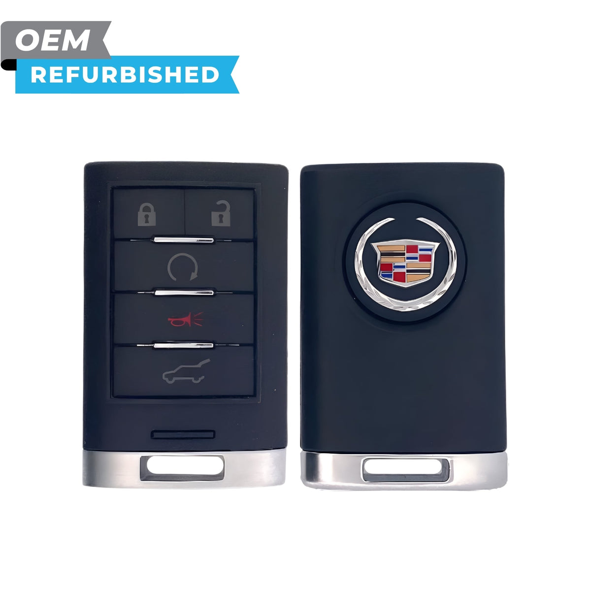 Cadillac Refurbished 2007-2013 SRX, CTS Keyless Entry Remote 5B Hatch/Remote Start FCCID: OUC6000066 PN 20998281, 5923883 - Royal Key Supply