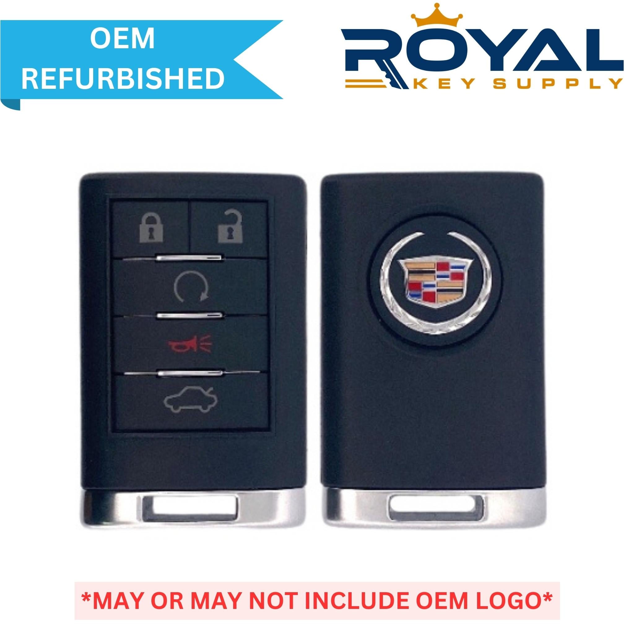 Cadillac Refurbished 2008 - 2013 CTS Keyless Entry Remote 5B Trunk/Remote Start FCCID: OUC6000066 PN# 5923879 - Royal Key Supply