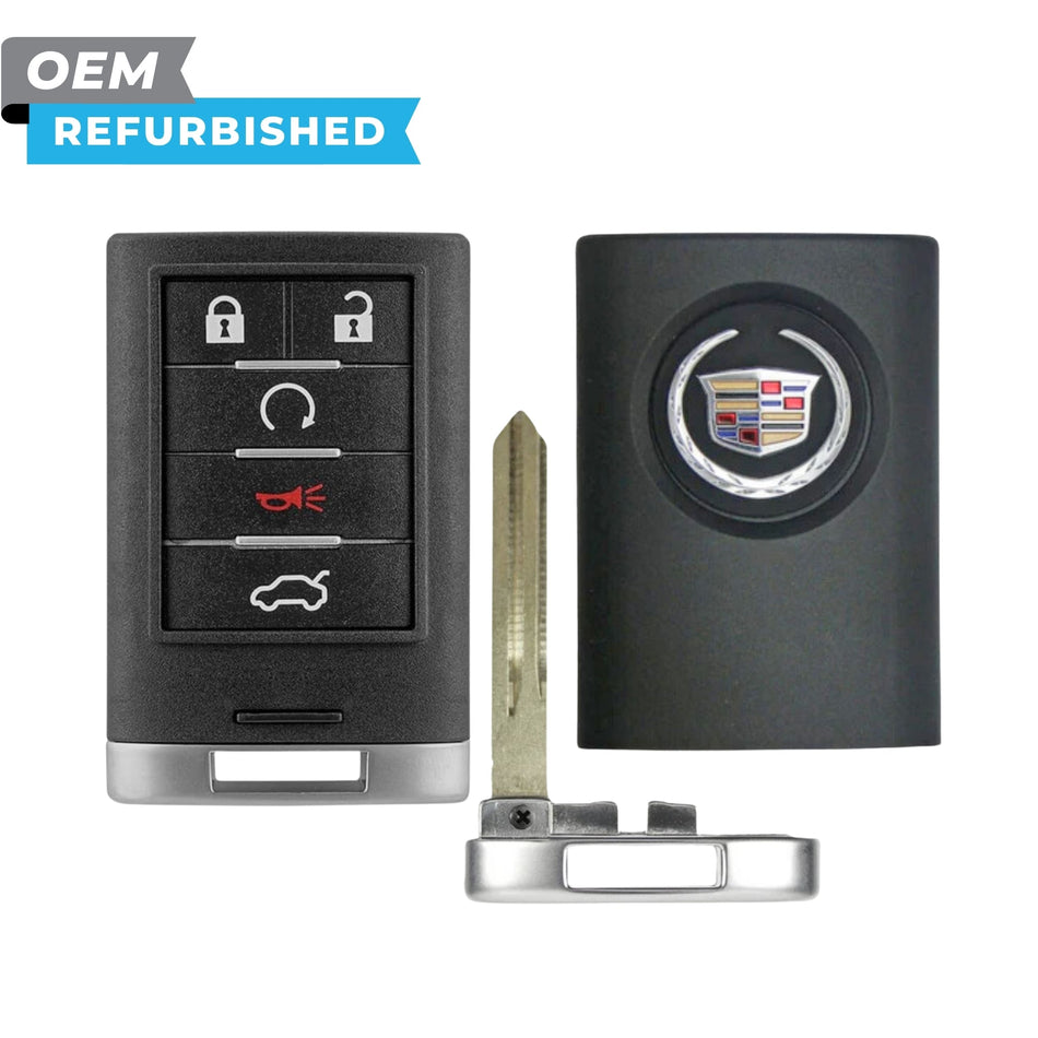 Cadillac Refurbished 2008-2014 STS, CTS Smart Key 5B Trunk/Remote Start FCCID: M3N5WY7777A PN 25943677 - Royal Key Supply