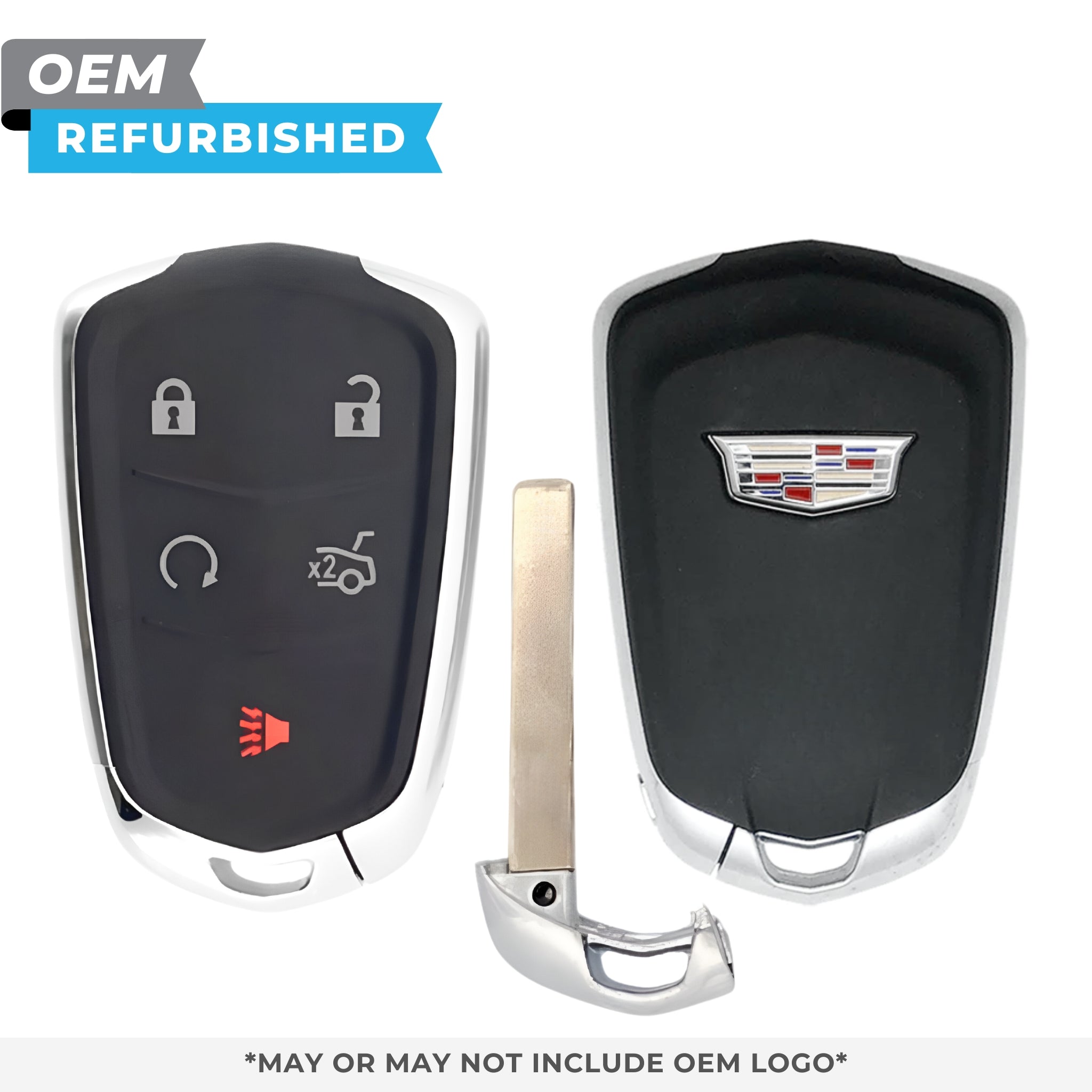 Cadillac Refurbished 2014 - 2019 ATS, CTS, XTS Smart Key 5B Trunk/Remote Start FCCID: HYQ2AB PN 13598530 - Royal Key Supply