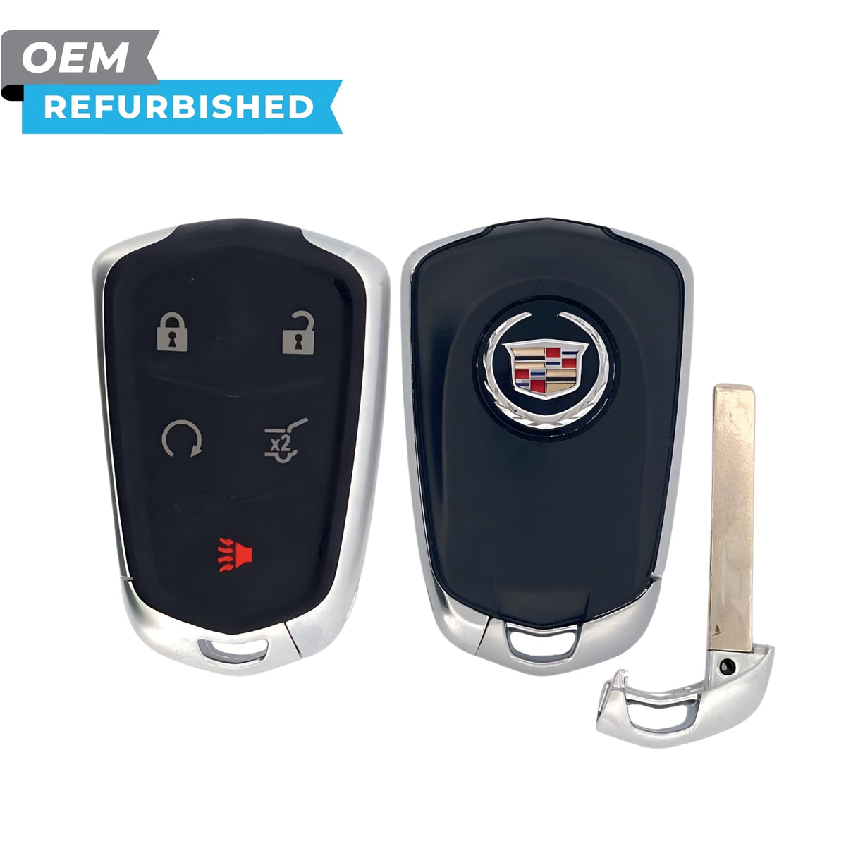 Cadillac Refurbished 2015-2016 SRX Smart Key 5B Hatch/Remote Start FCCID: HYQ2AB PN 13598528 - Royal Key Supply