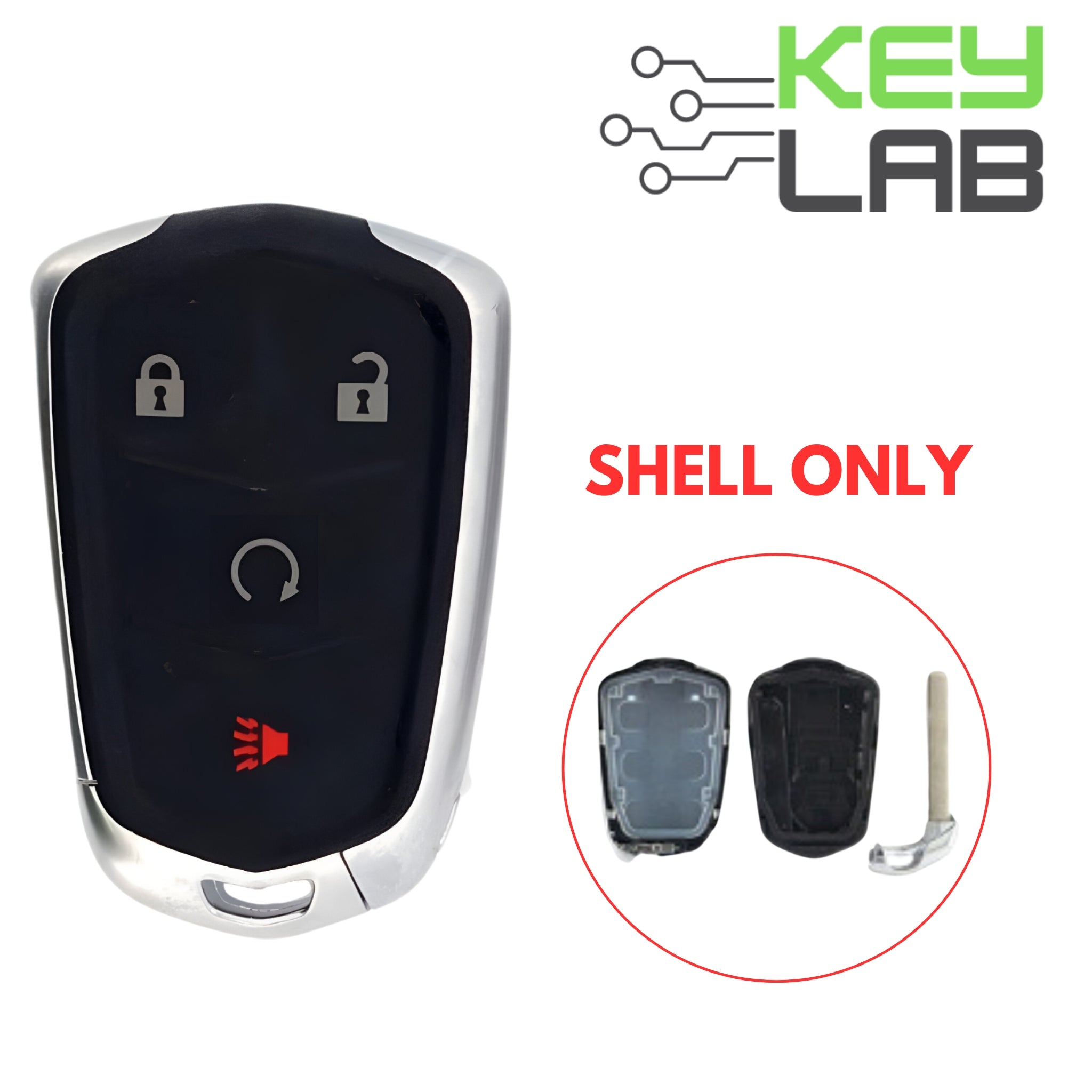 Cadilllac 2019 - 2021 Smart Key SHELL for HYQ2ES - Royal Key Supply