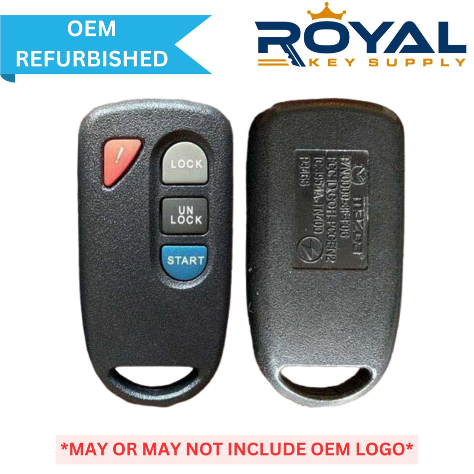 Mazda Refurbished 2000-2008 CX-7 Keyless Entry Remote 4B Start FCCID: GOH-PCGEN2 PN# 0000-8F-F06