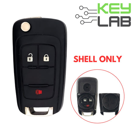 Chevrolet 2010 - 2019 Flip Key SHELL for OHT01060512 3B - Royal Key Supply