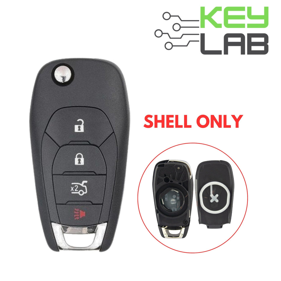 Chevrolet 2016 - 2019 Remote Flip Key SHELL for LXP - T004/LXP - T003 - Royal Key Supply