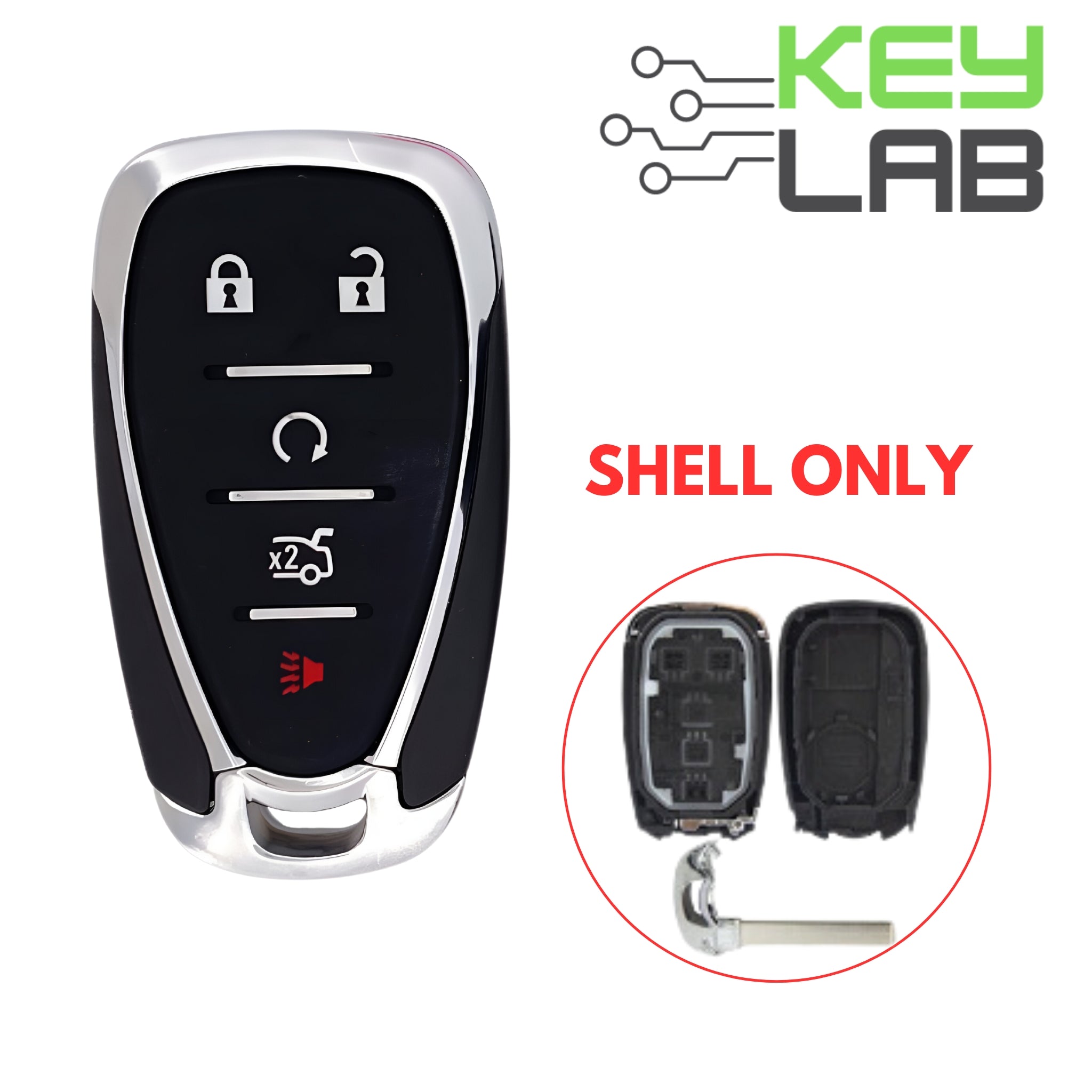 Chevrolet 2016 - 2020 Smart Key SHELL for HYQ4EA - Royal Key Supply