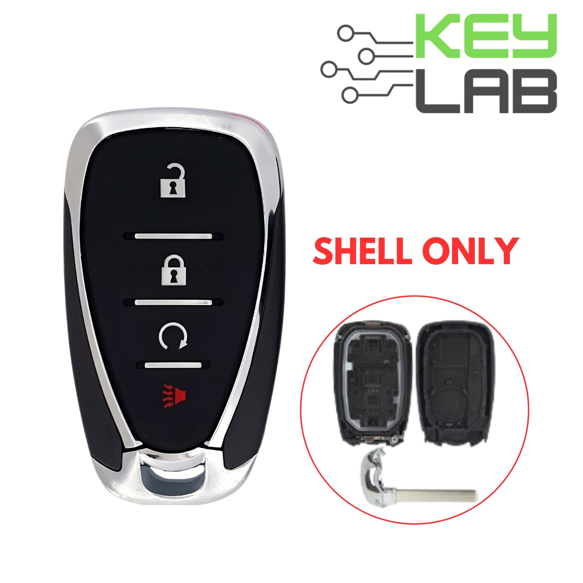 Chevrolet 2016 - 2021 Smart Key SHELL for HYQ4EA - Royal Key Supply