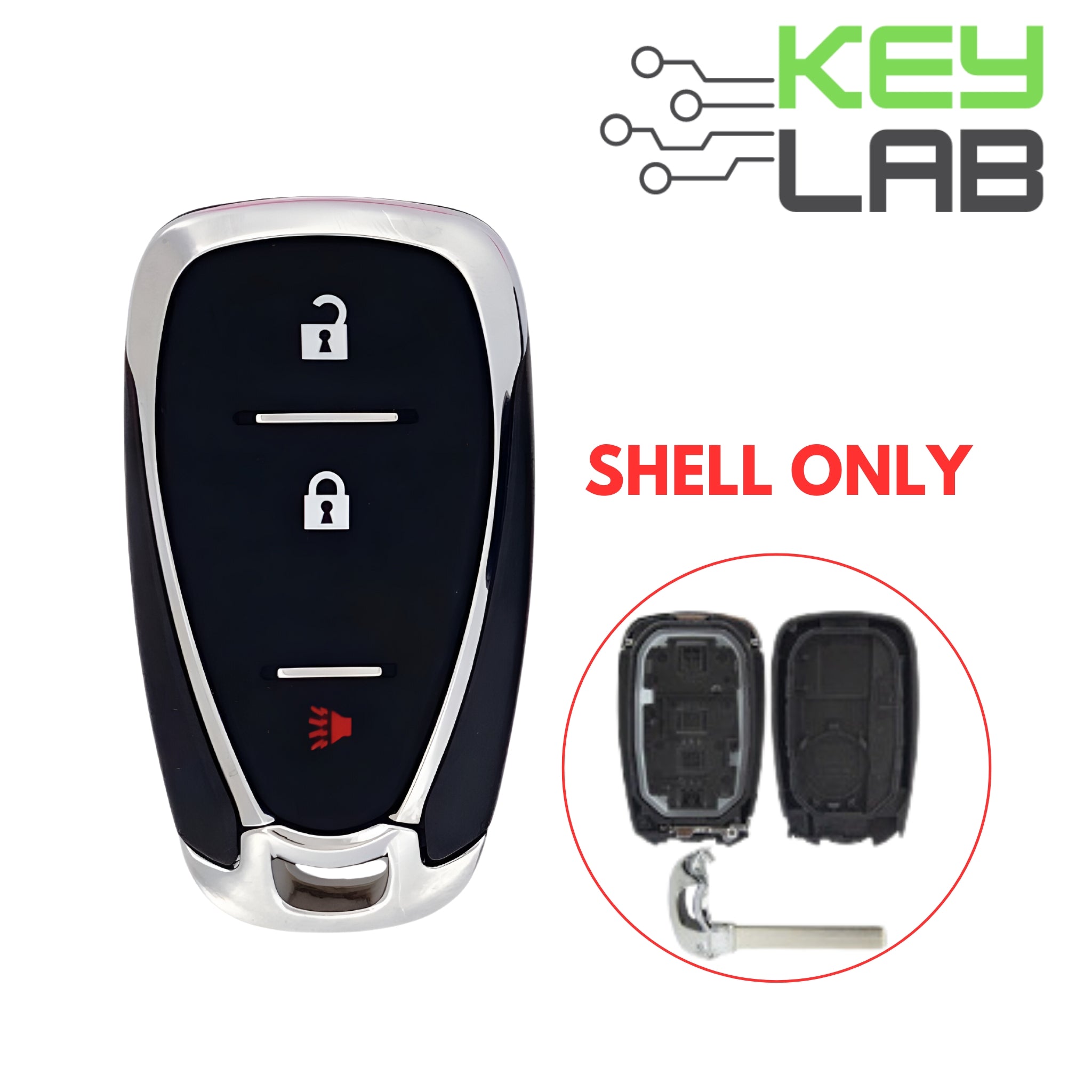 Chevrolet 2017 - 2021 Smart Key SHELL for HYQ4AA - Royal Key Supply