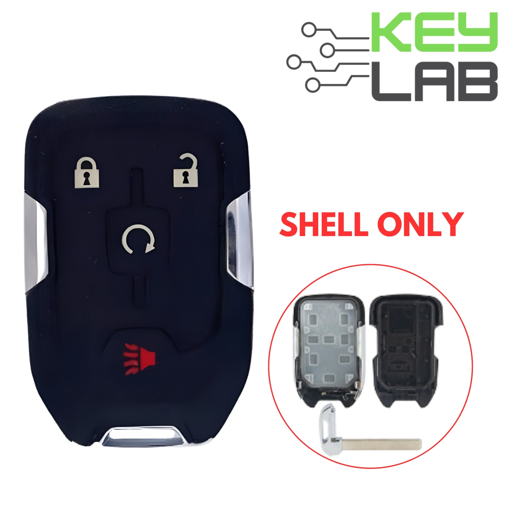 Chevrolet 2017 - 2022 Smart Key SHELL for HYQ1EA - Royal Key Supply